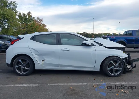 2020 Hyundai Veloster 2.0 from USA, damaged, VIN KMHTG6AF4LU023921